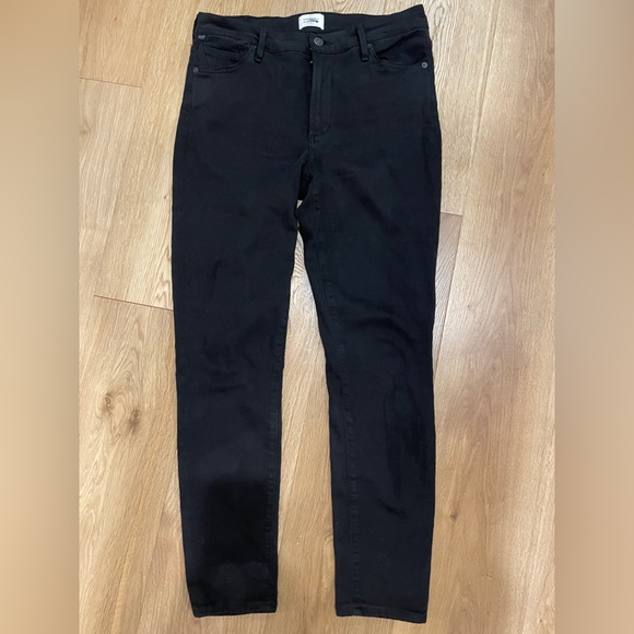 Citizens of humanity rocket ankle all black jeans 30 - Picture 11 of 15